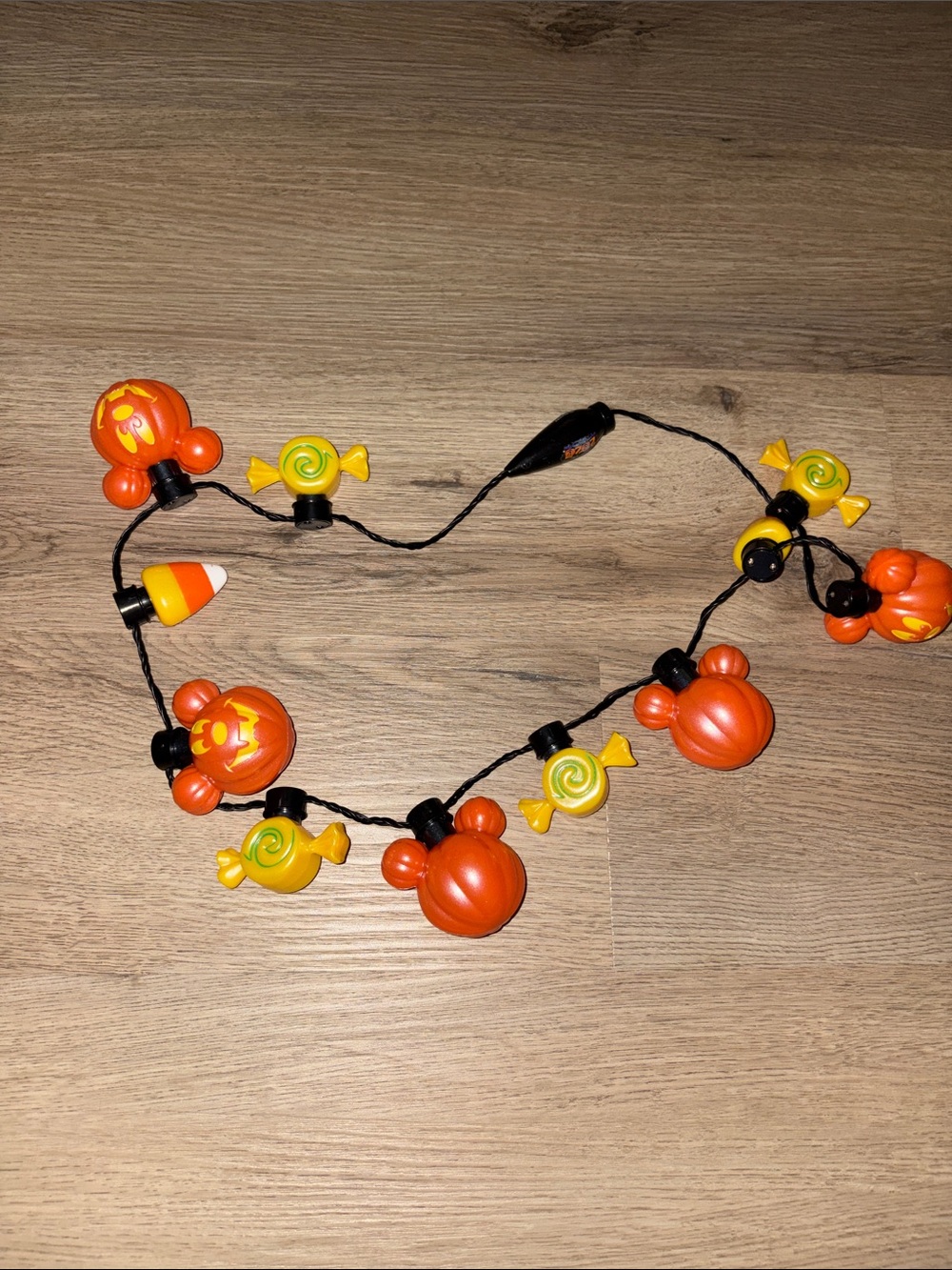 Mickey Halloween String Lights Necklace